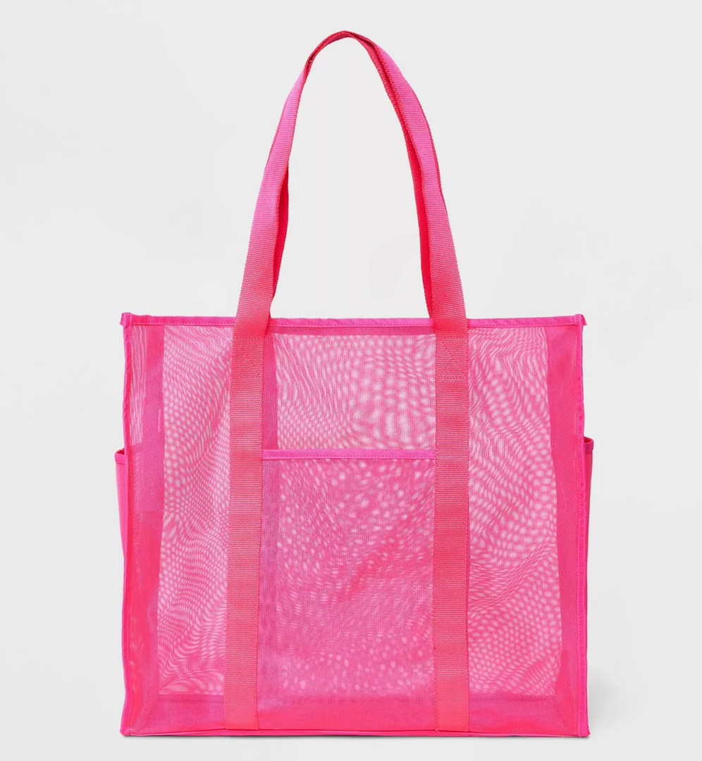 Large Mesh Beach Tote, Pack Of 2