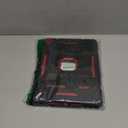 Case for iPad 9th/8th/7th Generation 2021/2020/2019(10.2 inch), Heavy Duty Military Grade Shockproof Rugged Protective 10.2" Cover with Built-in Stand for iPad 9 8 7 Gen (Black+Red)