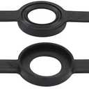 NewYall Engine Valve Cover Gasket Set for BMW 325i 325is 525i 525it M3 E34 E36 M50B25 S50B30 2.5L 3.0L L6 DOHC 1992-1995 with Grommet Seals Spark Plug Tube Seals