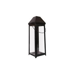 Bronze Modern Candle Lantern - 12 inches