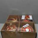 Alupssuc 6''/150mm Large Christmas Ball Ornaments, 4Pcs Christmas Tree Decor, Shatterproof Hanging Decorations with Hooks, Red & Gold Baubles for Xmas Tree, Wedding, Holiday and Party Decor