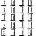 Wooden Table Numbers 1-10 - Wedding Table Number Signs with Holder Perfect for Party Events and Catering Reception (Black 1-20)