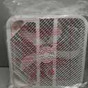 Genesis 20" Box Fan, 3 Settings, Max Cooling Technology, Carry Handle, White (G20BOX-WHT)