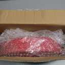 FLOWERCAT 60PCS Red Plastic Plates - Heavy Duty Red Plates Disposable for Party - Include 30PCS 10.25inch and 30PCS 7.5inch for 30 guests Birthday Party & Mother's Day &Events& July 4th