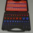 Thread Checker, 66pcs Nut and Bolt Thread Checker, 33 Inch & 33 Metric Box Set Thread Gauge, Thread Checker Standard and Metric Suitable for Size Checker of Bolts or Nuts in Narrow Areas