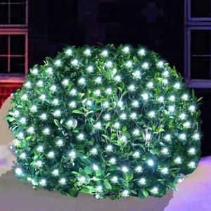 Christmas Lights Outdoor Decorations for Bushes,LED Connectable Bush Christmas Lights Outdoor Yard Mesh Shrub Net Light for Party, Holiday, Wedding, Tree,Bushes (Cool White)