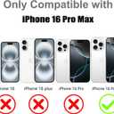 Compatible with iPhone 16 Pro Max Case with Finger Strap, Cheetah Print Shockproof Soft TPU Protective Cover for Women Girls, Slim Anti Scratch Case for iPhone 16 Pro Max 6.9 Inch, Purple