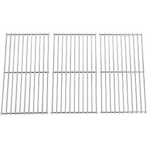 PETKAO 16 1/4 inch Grill Grates for Dyna Glo DGF510SBP DGF510SSP DGF510SSP-D Replacement Parts, Cooking Grates for Backyard BY13-101-001-13, Uniflame GBC1059WB GBC1059WE-C, BHG BH14-101-099-01,3PCS