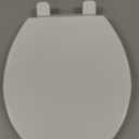 KOHLER 20111-0 Brevia, Slow Close Toilet Seat, Round Toilet Seat, Grip-Tight Bumpers Quick-Attach Hardware, White