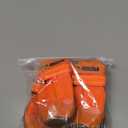 Hcpet Dog Shoes for Dogs, Dog Booties for Dogs, Anti-Slip Dog Boots & Paw Protectors for Hot Pavement Winter Snow Hiking with Reflective Straps Orange Size 1, 4PCS (Width 1.37 in)