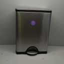 simplehuman 50 Liter / 13.0 Gallon Rectangular Kitchen Step Trash Can, Brushed Stainless Steel