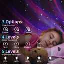 Mycket Star Projector, Galaxy Projector Light, LED Night Light Lamp, Night Light Projector with Remote 360Rotating Sleep Soothing Colors Changing Music Bluetooth Speaker Timer Fuction for Bedroom