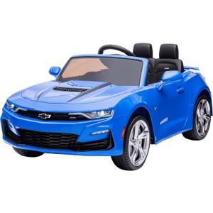 DAKOTT Kids Ride On Sports Car, 12V Battery Powered Chevy Camaro w/Parent Remote Control, Bluetooth, Horn, Music & Headlights Taillights for 3-6 Years