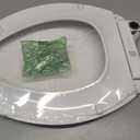 KOHLER K-4636-0 Cachet Elongated, Grip-Tight Bumpers, Quiet-Close Release Hinges, Quick-Attach Hardware, No Slam Toilet Seat, White