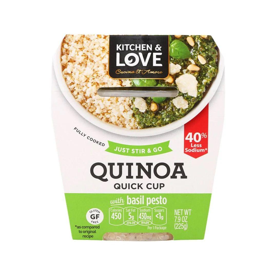 Kitchen & Love Basil Pesto Quinoa Quick Meal - 7.9 OZ, BBD 04/01/2026