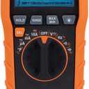 Klein Tools MM420 Digital Multimeter, Auto-Ranging TRMS Multimeter, 600V AC/DC Voltage, 10A AC/DC Current, 50 MOhms Resistance