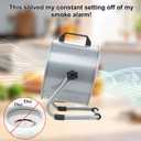 Portable Range Hood with 9 Activated Carbon Filters, Strong Suction Kitchen Exhaust Fan for Indoor BBQ, Hot Pot, RV & Desktop Cooking Gray