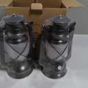 Rechargeable LED Lanterns 4 Pack, USB Charging Vintage Bronze Camping Lamps with Flickering Flame, Remote Control 4 Modes Hanging Lights for Patio Garden Porch Backyard Indoor Outdoor Halloween Decor