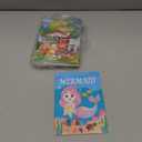 Reusable Sticker Book for Toddlers 2-4 Years, 6 Sets of Puffy Sticker Books for Kids Ages 1-3 and 2-4 Years Old Book for Girls and Boys (Animal)