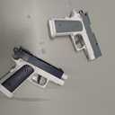 generic 2 Pack Water Guns Squirt Guns Water Soaker Gun Water Blaster for Summer Long Range Shooting Games Outdoor Toys Water Blaster Pistol for Kids Adults (Grey and Blue)