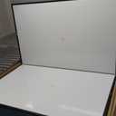 JILoffice Large Foldable White Board 60 x 48 Inches, Dry Erase Magnetic White Board, Black Aluminum Frame with 2 Detachable Marker Trays Wall Mounted Board for Office Home and School