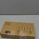 50 Pack C9 Incandescent Bulb Red, C9 Christmas Replacement Light Bulb for Christmas String Light, E17 Intermediate Base, 7 Watt, Red