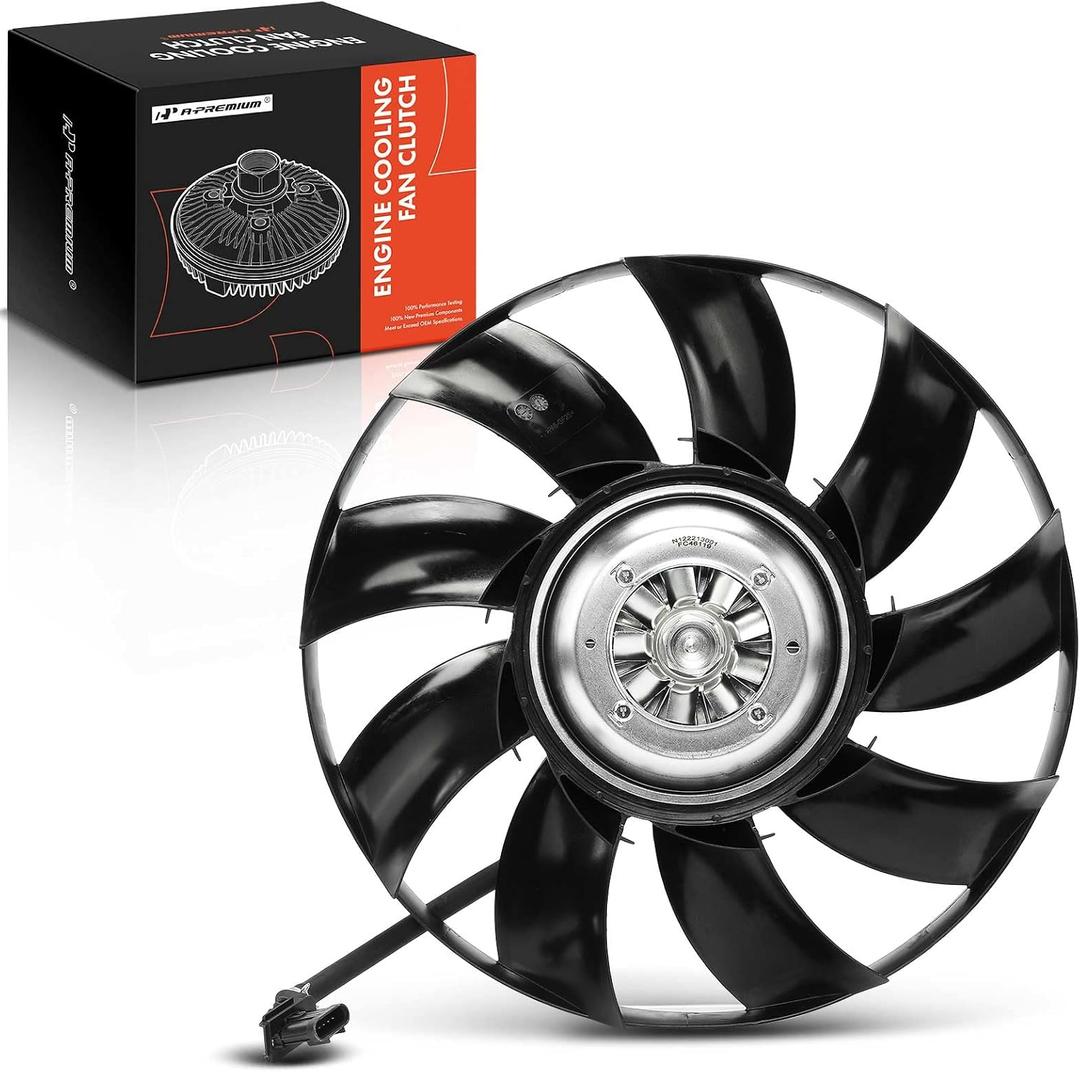 A-Premium Electronic Radiator Cooling Fan Clutch Compatible with Land Rover Range Rover 2010-2016, Range Rover Sport 2017-2020, Discovery Sport 2017-2018, Discovery 2017-2020, LR4 2014-2016