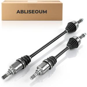 Pair (2) Front CV Axle Shaft Assembly Compatible with Toyota Corolla 2003 2004 2005 2006 2007 2008, L4 1.8L, Automatic Transmission, Driver and Passenger Side # 665218665220