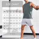NORTHYARD Men's Workout Tank Tops Quick Dry Running Shirts Sleeveless Muscle Shirts Athletic Training Sports, Darkgrey, XL