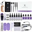 V Light Hair Extension Kit with UV Technology, 6X 20g Adhesive Glue, 4X 30ml Remover Solution, Professional Tools for Seamless Extensions and Quick Application