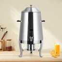 13L Large Commercial Coffee Urn Stainless Steel Hot Drinks Dispenser, 3.5 gal Hot Beverage Dispenser with Fuel Tray for Coffee Tea Juice Water