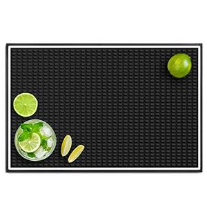 Bar Mat Spill Mat for Home Bar Decor for Home Durable Rubber 18"x12" Small Large Home Bar Accessories Bar Gifts Bar Mats for Countertop