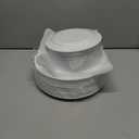 JollyPack 100 Piece Disposable Silver Plastic Party Plates, Including 50 10 Inch Dinner Plates and 50 7 Inch for Dessert, Great for Parties, Weddings, Home Use, and Christmas