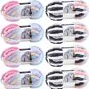 Chunky Chenille Yarn for Hand Knitting 8 Jumbo Pack Jumbo Chunky Yarn for Hand Soft Blanket Knitting, Bulky Thick Fluffy Yarn for Crocheting (Marshmallow Color+Kitten Color)