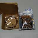 for Motorola Razr Ultra 2025 Case with Hinge Cover & Ring & Chain, Leopard Print Design Cute Razr Ultra 2025 Case for Women, Shock Elegant PU Leather Phone Case for Moto Razr Ultra 2025