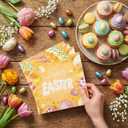 4 x ibohr 50Pcs Happy Easter Napkins, Disposable Paper Napkins with Colorful Easter Egg Design - Perfect for Easter Party Supplies, Spring Brunch & Table Decorations