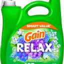 Gain Liquid Laundry Detergent, Relax, HE Compatible, 154 fl oz, 107 Loads