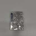 YORANYO 150 Sets 8MM Chicago Screws Leather Rivets for Fabric Chicago Binding Screws Buttons Metal Studs Rivets for Decorate and Repair Belts Bags Shoes Purse Dog Collar Leather Craft (Silver)