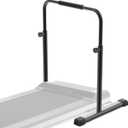 Adjustable Walking Pad Handle only, 19.7 inch Wide, 44 inch Max Height, Black