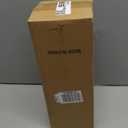 Umbrella Stand Rack for Entryway, Free Standing Metal Umbrella Holder, Round Umbrella Organizer Bin with 3 Hooks for Long Short Umbrella, Walk Stick, Home Office Indoor, 17 x 7 Inch, White