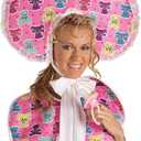Forum Novelties Adult Baby Bib and Bonnet Costume Accessory Pink
