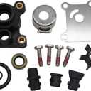 394711 Water Pump Impeller Kit with Housing for Johnson Evinrude 8 9.9 10 15 HP Impeller 386084 2 Stroke and 4 Stroke Outboard 1974 and Later