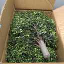 QCQHDU Artificial Boxwood Topiary Ball Bush for Outdoor, 26.8" Fake Trees Evergreen Plants with Ground Spike,UV Resistant Faux Greenery Shrubs for Indoor,Garden,Yard,Front Porch,Patio Decor,Set of 2