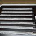 PAWLAND Wooden Freestanding Foldable Pet Gate for Dogs, 24 inch 3 Panels Step Over Fence, Dog Gate for The House, Doorway, Stairs, Extra Wide (Espresso, 24" Height-3 Panels)