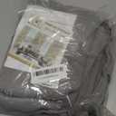 H.VERSAILTEX Blackout Valances for Windows,Kitchen Valance Curtains for Living Room/Bedroom/Bathroom/Basement Privacy Rod Pocket Short Window Valance Curtains, 4 Panels 52" W x 18,Dove Gray