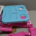 Art Easel for Kids - Adjustable Double-Sided Rotatable Magnetic White Board with Painting Accessories, Preschool Learning Toy for Girls 3-5 Years Old,Ideal Christmas Birthday Gift (Pink)