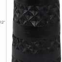Wood 12" Stained Vase, Black