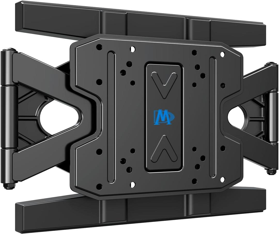 Mounting Dream Ultra Slim TV Wall Mount for 26-75 Inch Television, Full Motion Bracket with Smooth Extension, Swivel and Tilt, 1.38 Thin Low Profile TV Mount Fits 16'' Studs, Up to 400x400mm, 88lbs