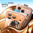 SMARTDEVIL Magnetic MagSafe Case for iPhone 17 Pro Max, Strong Magnetic Clear Shockproof Cover with 2 Screen Protectors, Ultra-Slim Anti-Yellowing Phone Case-White