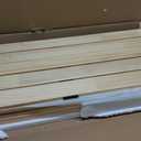 Solid Pine Wire Shelf Covers, 12" D x 33" L, Tool-Free Pantry Rack, 33" Length